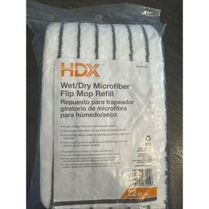 HDX Wet/Dry Microfiber Flip mop Refill 22"